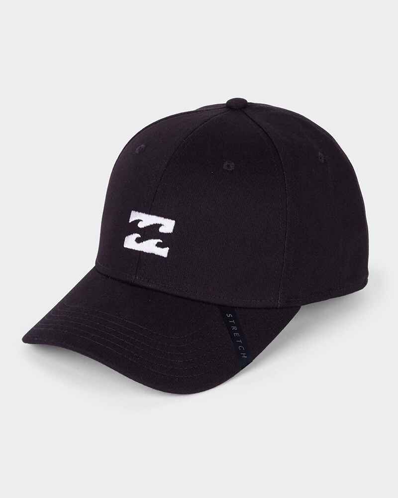BILLABONG MENS ALL DAY STRETCH CAP BLACK/ WHITE BILLABONG MENS S19