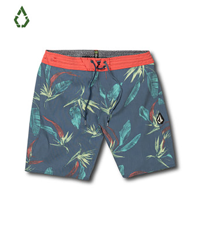 VOLCOM YOUTH FAXER BOARDSHORT - SMOKEY BLUE 