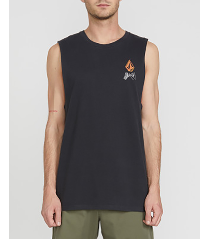 VOLCOM MENS LOCK IT UP MUSCLE - BLACK