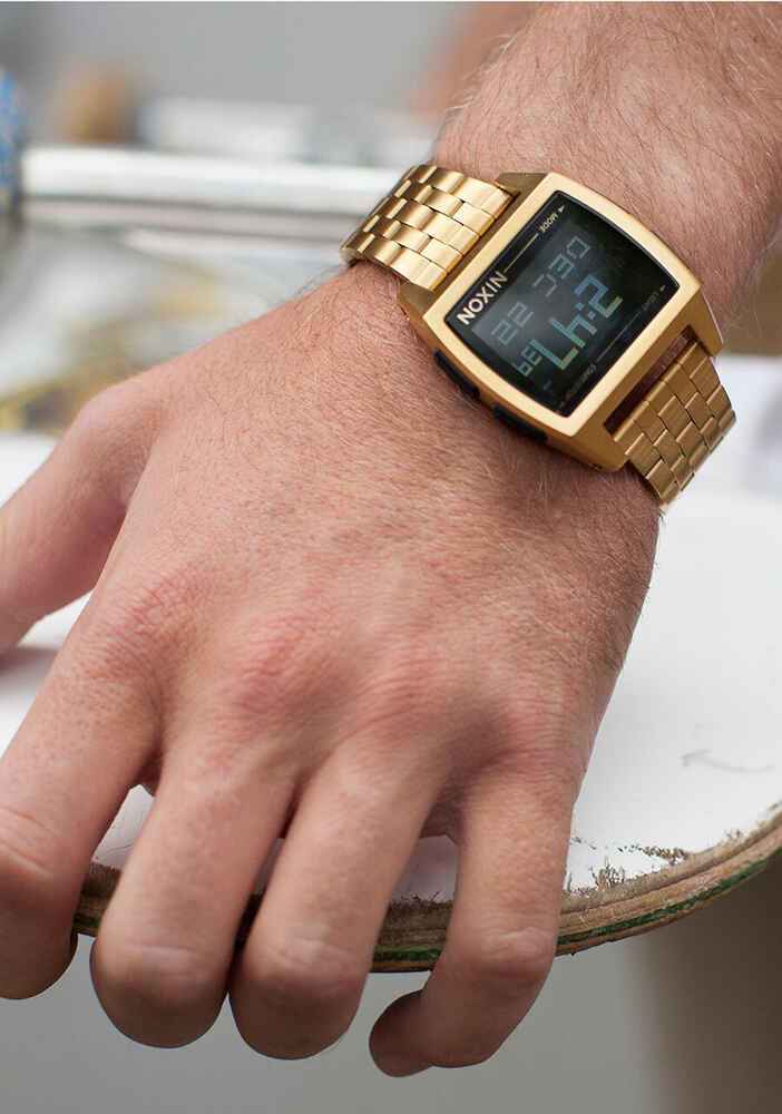 NIXON BASE WATCH - ALL GOLD - Mens-Accessories : Sequence Surf Shop