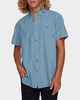 BILLABONG MENS ALL DAY S/S DRESS SHIRT - POWDER BLUE