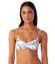 RHYTHM LADIES COPACABANA TRILETTE BIKINI TOP - WHITE