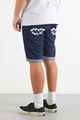 LOWER MENS LEANER SHORT - INDIGO - WHITE TEEF