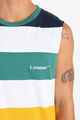 LOWER MENS CUT TANK - LOWCASE - NAVY/ WHITE / RED / GREEN