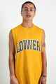 LOWER MENS CUT TANK - QUARTERBACK - GOLD
