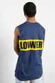 LOWER MENS CUT TANK - TOP ROPE - BLUE