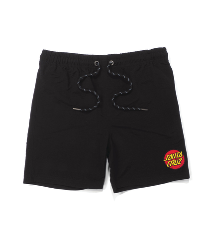SANTA CRUZ YOUTH - CRUZIER BEACH SHORT - BLACK