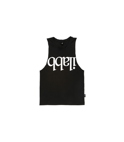 ILABB MENS CAPSIZE MUSCLE - BLACK 