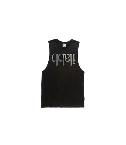 ILABB MENS CAPSIZE MUSCLE - BLACK / BLACK