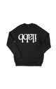 ILABB MENS CAPSIZE CREW FLEECE - BLACK 