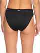 ROXY LADIES ULUWATU WAVES FULL MID WAIST BIKINI PANT - BLACK