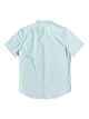 QUIKSILVER MENS WATERFALLS S/S DRESS SHIRT - GULF STREAM