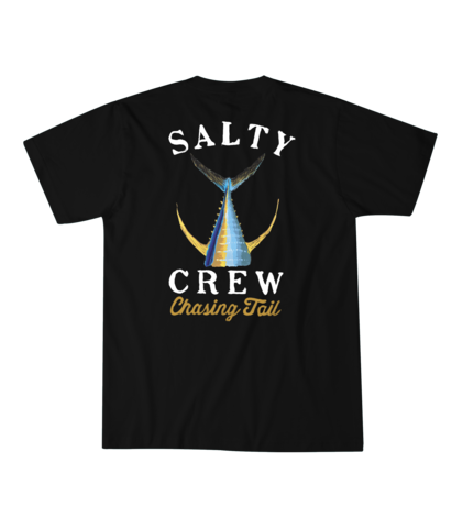 SALTY CREW TAILED S/S TEE - BLACK