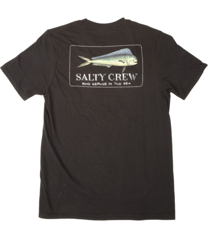 SALTY CREW - YOUTH  EL DORADO S/S TEE - BLACK