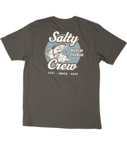 SALTY CREW BAIT AND TACKLE S/S TEE - COOL GREY
