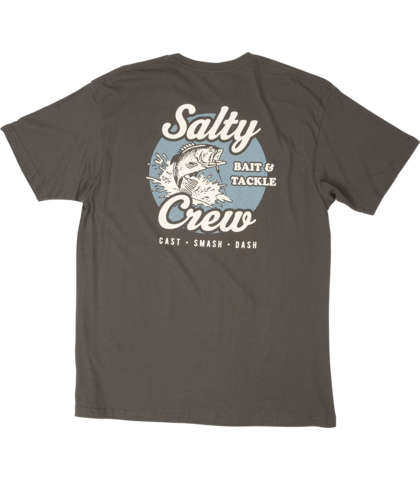 SALTY CREW BAIT AND TACKLE S/S TEE - COOL GREY