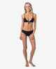 RIPCURL LADIES PREMIUM SURF FULL BIKINI PANT - BLACK