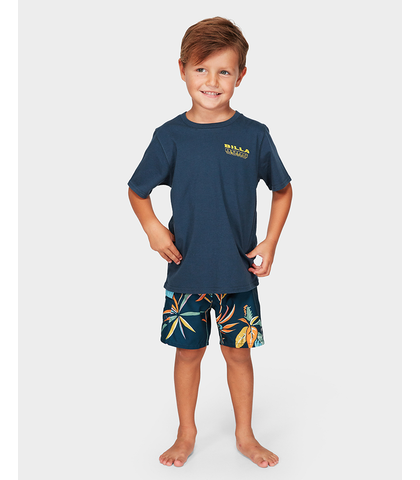 BILLABONG KIDS - GROMS UNDER CUT TEE - NAVY
