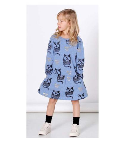 MINTI GIRLS BRR CAT DRESS