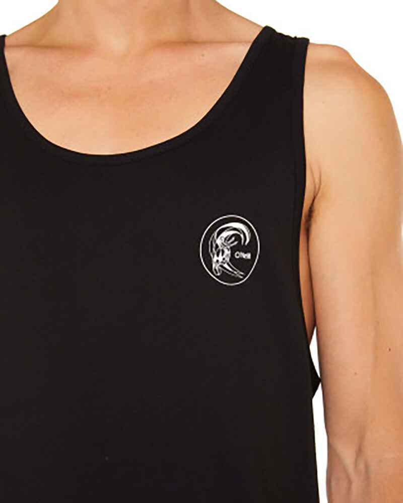 O'NEILL MENS JACKS BASE TANK BLACK MensTops Sequence Surf Shop