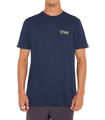 O'NEILL MENS CUSTOMS TEE - AZTEC BLUE