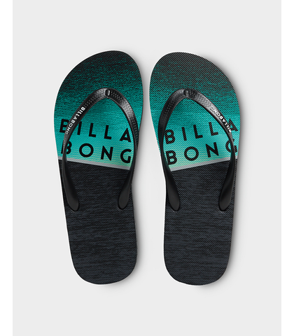 BILLABONG BOYS NORTHPOINT JANDAL - BLACK / MINT