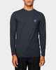 BILLABONG MENS TRACTION LF L/S RASHSHIRT - BLACK HEATHER