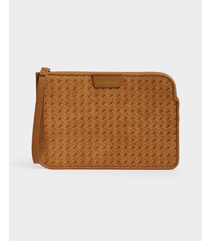 BILLABONG LADIES WEAVE WALLET - TAN