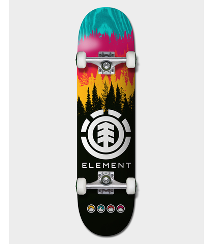 ELEMENT FOREST FADE COMPLETE SKATE BOARD 7.75