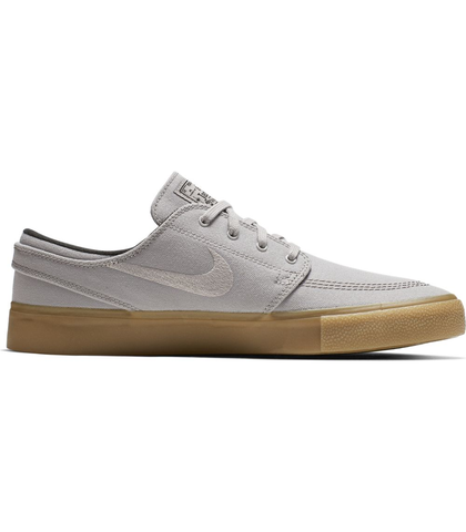 NIKE SB ZOOM JANOSKI CANVAS SHOE - GREY / GUM