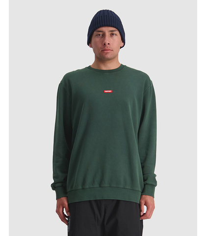 HUFFER MENS OGO TRUE CREW - RACING GREEN