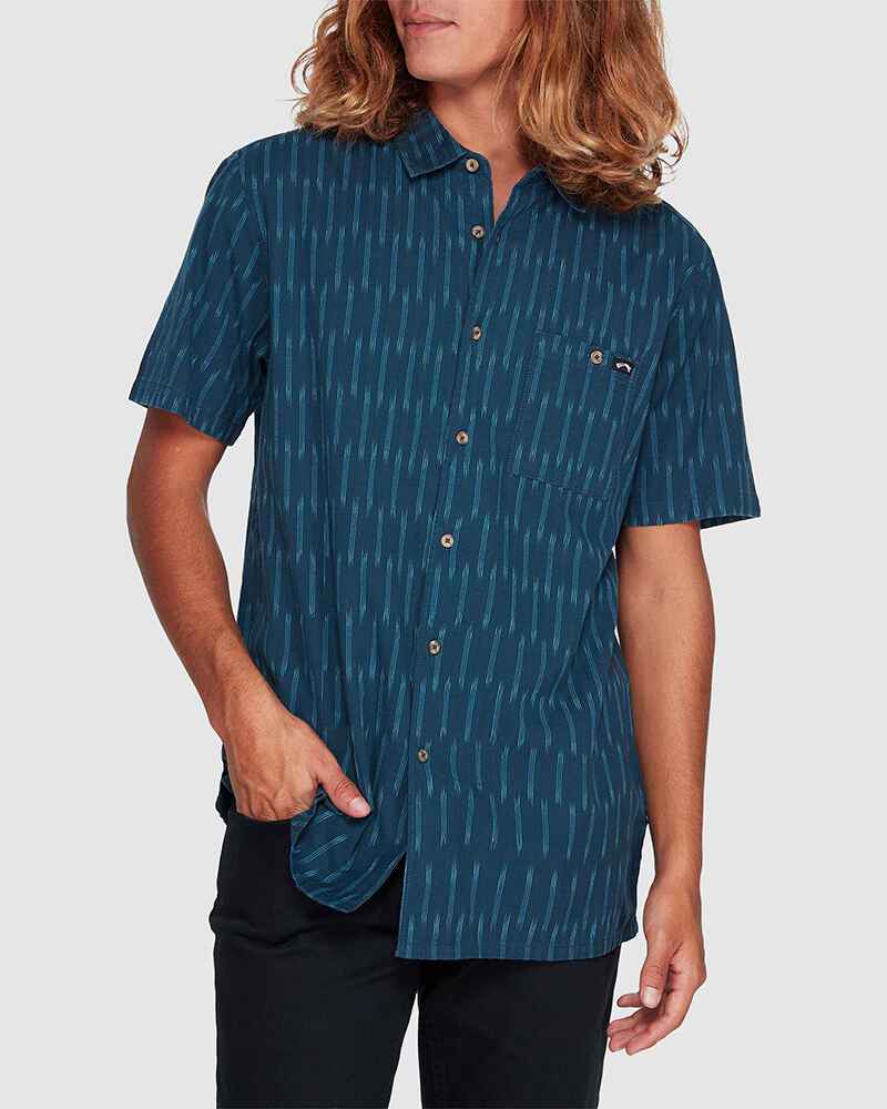 BILLABONG MENS SUNDAYS JACQUARD S/S SHIRT MensTops Sequence Surf
