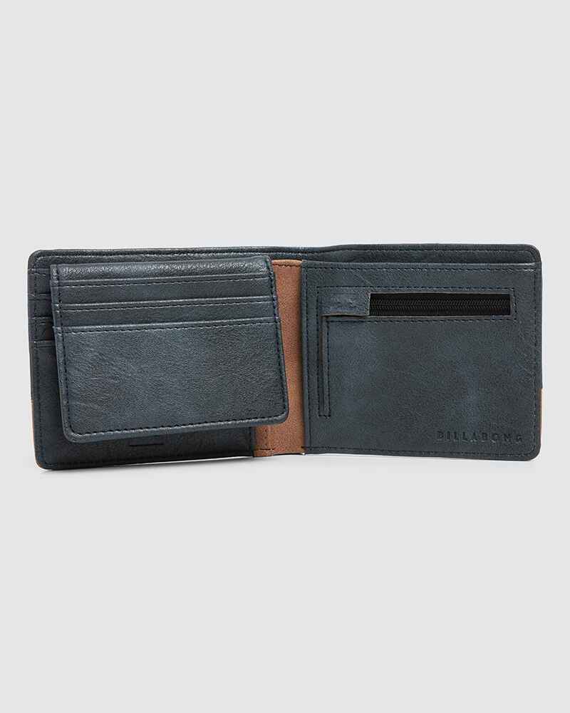 BILLABONG MENS DIMENSION WALLET NAVY BILLABONG MENS W20