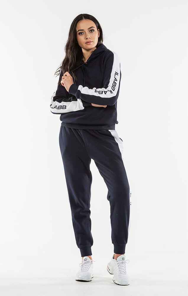 ILABB LADIES DEFINE HOOD NAVY/WHITE WomensTop Sequence Surf Shop