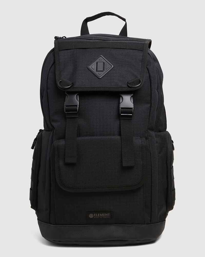 ELEMENT MENS CYPRESS RECRUIT BACKPACK ALL BLACK ELEMENT W20