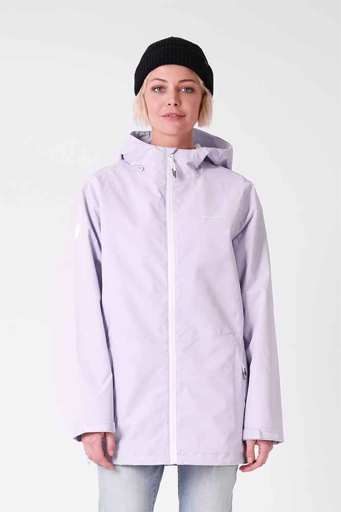 RPM LADIES SHOWERPROOF JACKET LILAC Womens Top Sequence Surf