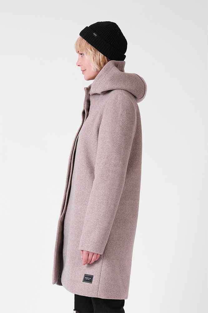 RPM LADIES MILFORD OVERCOAT BEIGE WomensTop Sequence Surf Shop