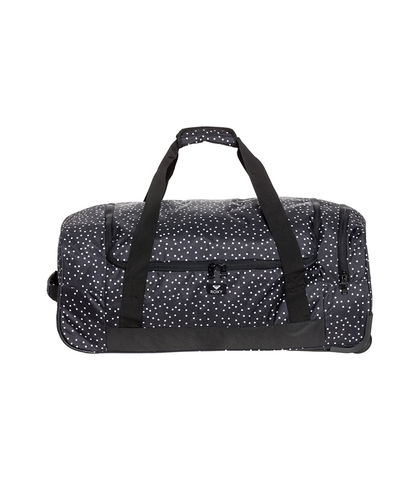 ROXY LADIES DISTANCE ACROSS TRAVEL BAG- TRUE BLACK DOTS