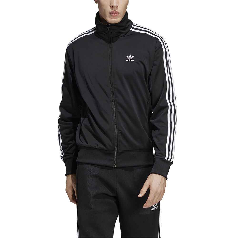 ADIDAS MENS FIREBIRD TRACK JACKET - BLACK - Mens-Tops : Sequence Surf ...