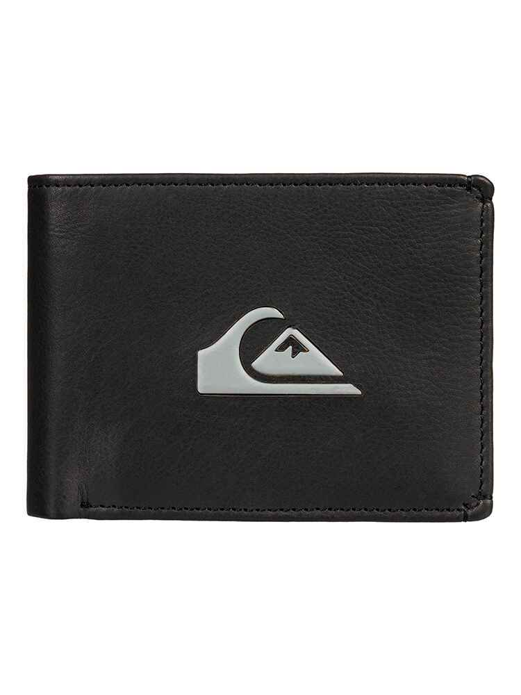 QUIKSILVER NEW MISS DOLLAR II LEATHER WALLET BLACK QUIKSILVER W20