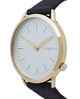 RIPCURL LADIES SUPER SLIM GOLD LEATHER WATCH - WHITE 1000