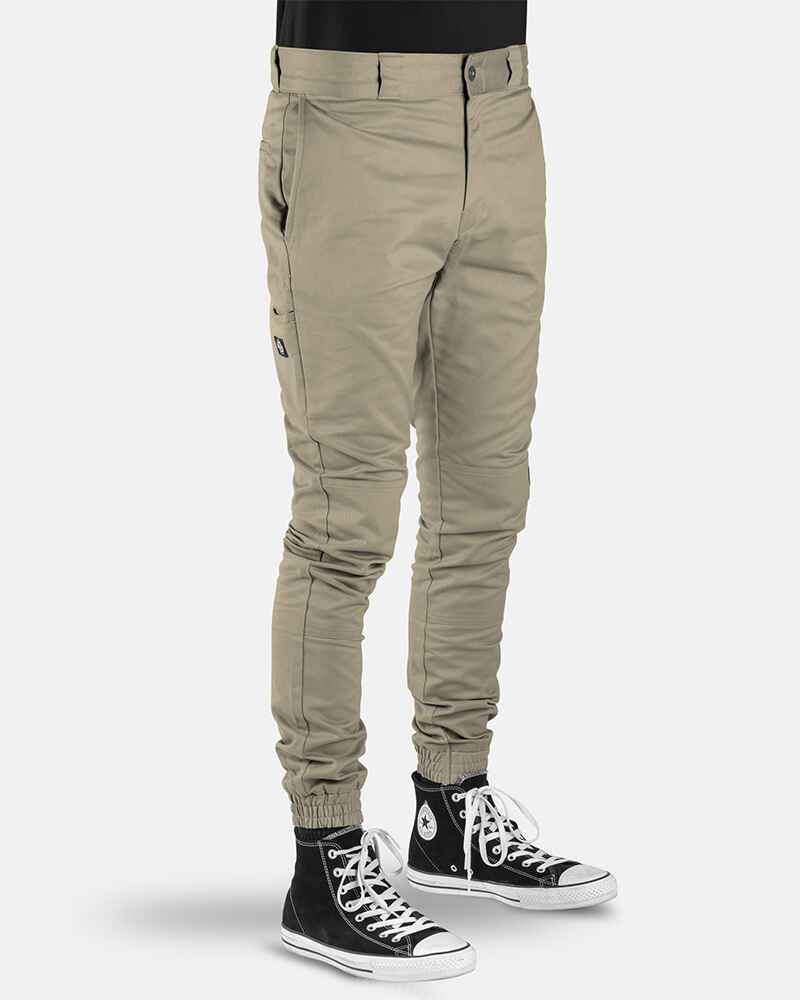 DICKIES CP918 ELASTIC CUFF PANT DARK SAND MensBottoms Sequence