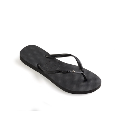 HAVAIANAS SLIM SW CRYSTAL JANDAL - BLACK