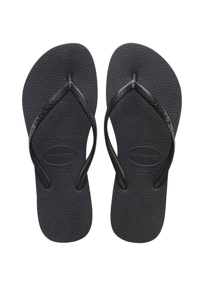 HAVAIANAS SLIM BASIC BLACK JANDAL - Footwear-Womens Jandals : Sequence ...