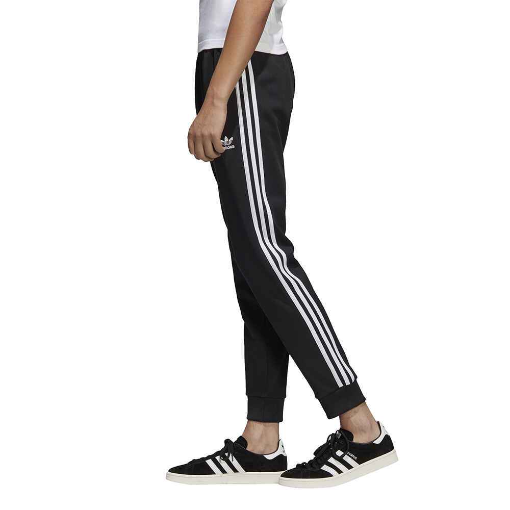 ADIDAS MENS STRIPE TRACK PANT - BLACK - Mens-Bottoms : Sequence Surf ...