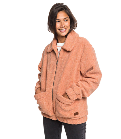 ROXY LADIES OFFSHORE BREEZE SHERPA - CAFE CREME
