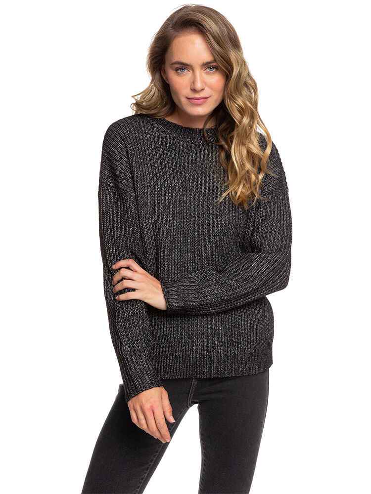 ROXY LADIES FUTURE FOREVER KNIT - ANTHRACITE - Womens-Top : Sequence ...
