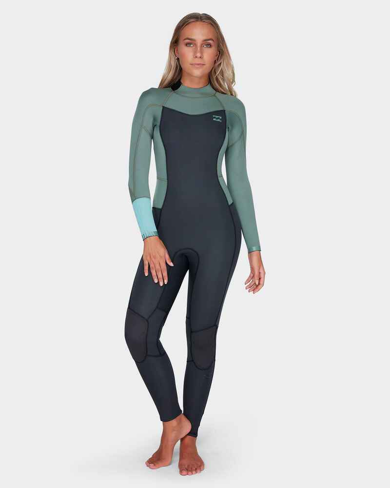 BILLABONG LADIES SYNERGY 4/3 B/ZIP STEAMER - MOSS - Surf-Womens ...