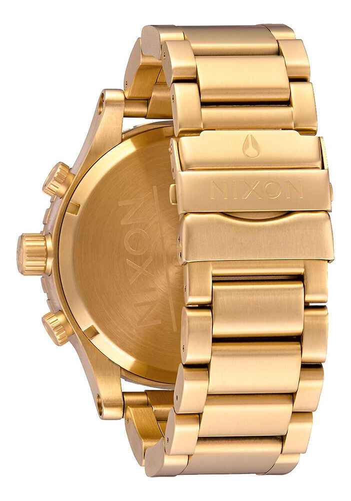 Nixon mens gold watch hot sale