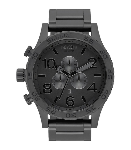 NIXON 51-30 CHRONO - ALL MATTE BLACK / BLACK